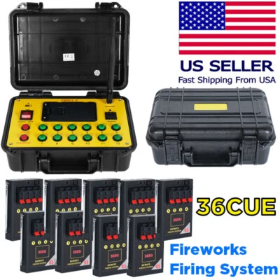U`KING 36 Cues Wireless Fireworks Firing System Remote Control Fire Control Equipment