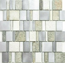 Rivestimento Muro Pietra Naturale Piastrelle Mosaico 49-515_F 10 Opaco