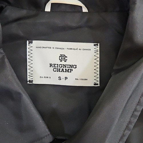 Reigning Champ Bomber Jacket Women's Size S P Black Button-Up Long Sleeve - Picture 3 of 16