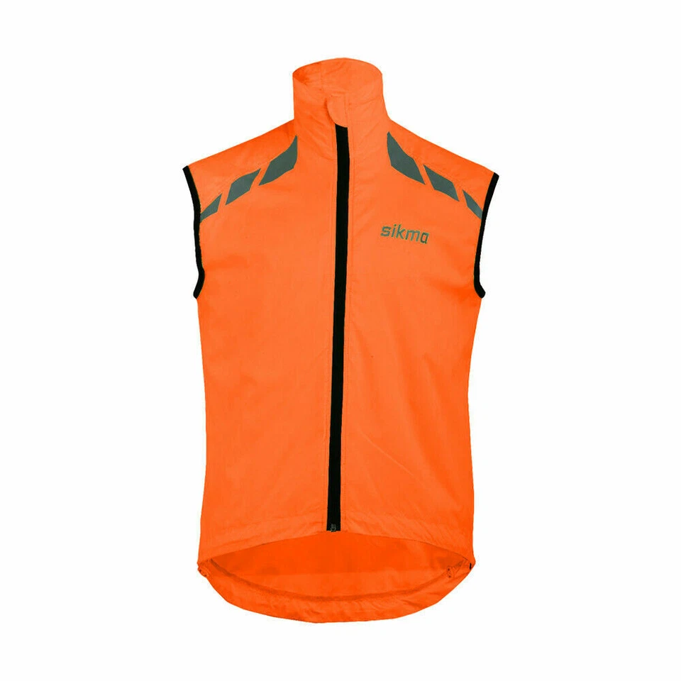 Cycling Gilet Vest Windproof Foldable Running Jacket Breathable Hi-viz vest - Image 3 of 4