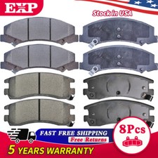 Front Rear Ceramic Brake Pads Fit For Buick LaCrosse Chevy Impala Monte Carlo