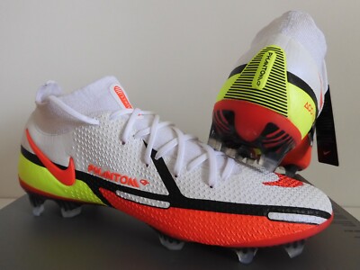NIKE PHANTOM GT2 ELITE DF FG WHITE-BRIGHT CRIMSON-VOLT SZ 12.5