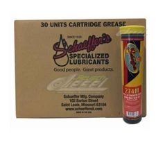 Schaeffer's Oil MOLY EP Synthetic Plus Grease *EXTRA MOLY* (30-14oz Tubes) #274M