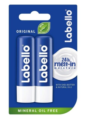 Labello Classic Lip Balm Classic Care Lip Balm 0.18 Oz / 4.8g (Pack Of 2)