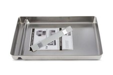 Stainless Steel Reusable Litter Tray Compatible with Pet-Safe Scoop-Free Self...