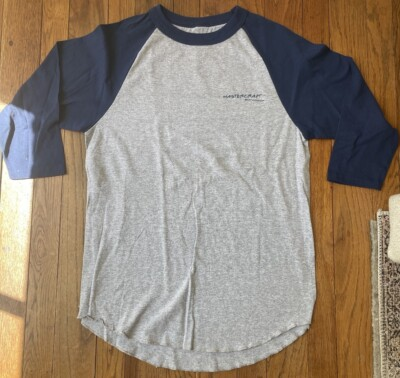 #ad Mastercraft Boat Company Women#x27;s Size Medium 3 4 Sleeve T Shirt Blue and Grey $7.00