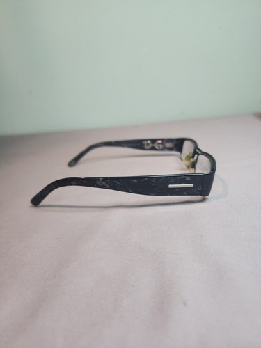 Dolce & Gabbana rechteckige Brille schwarz Metall Italien DG1162 061 51 17 135 - Bild 3 von 13