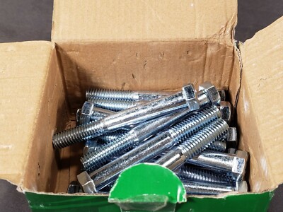 26 Piece Zinc Plated Steel 3 - 1/2 Inch Flanged Bolts 