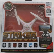 Striker Live Feed Drone - Video Camera RC Quadcopter - New in Box