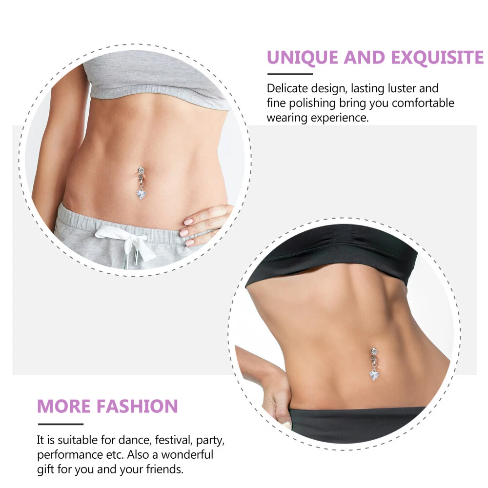 Diy fake belly shop button piercing without glue