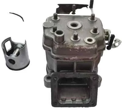 Tête De Cylindre Et Piston Racing Original Gilera KZ-KK 125 CC - Photo 1/3