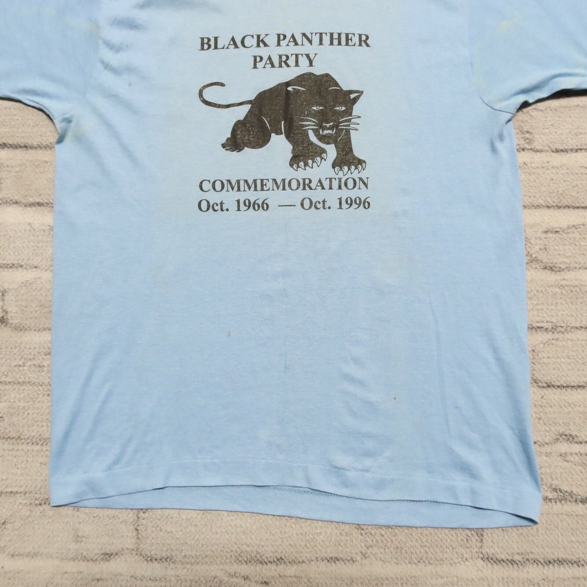 Vintage 90s Black Panther Party Shirt Size L Made in USA Rare