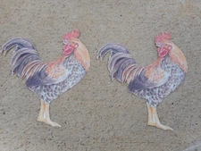 Pkg of 25 ROOSTER Wallpaper Cutouts by Wallies/12034/NEW/Craft/Decoupage 