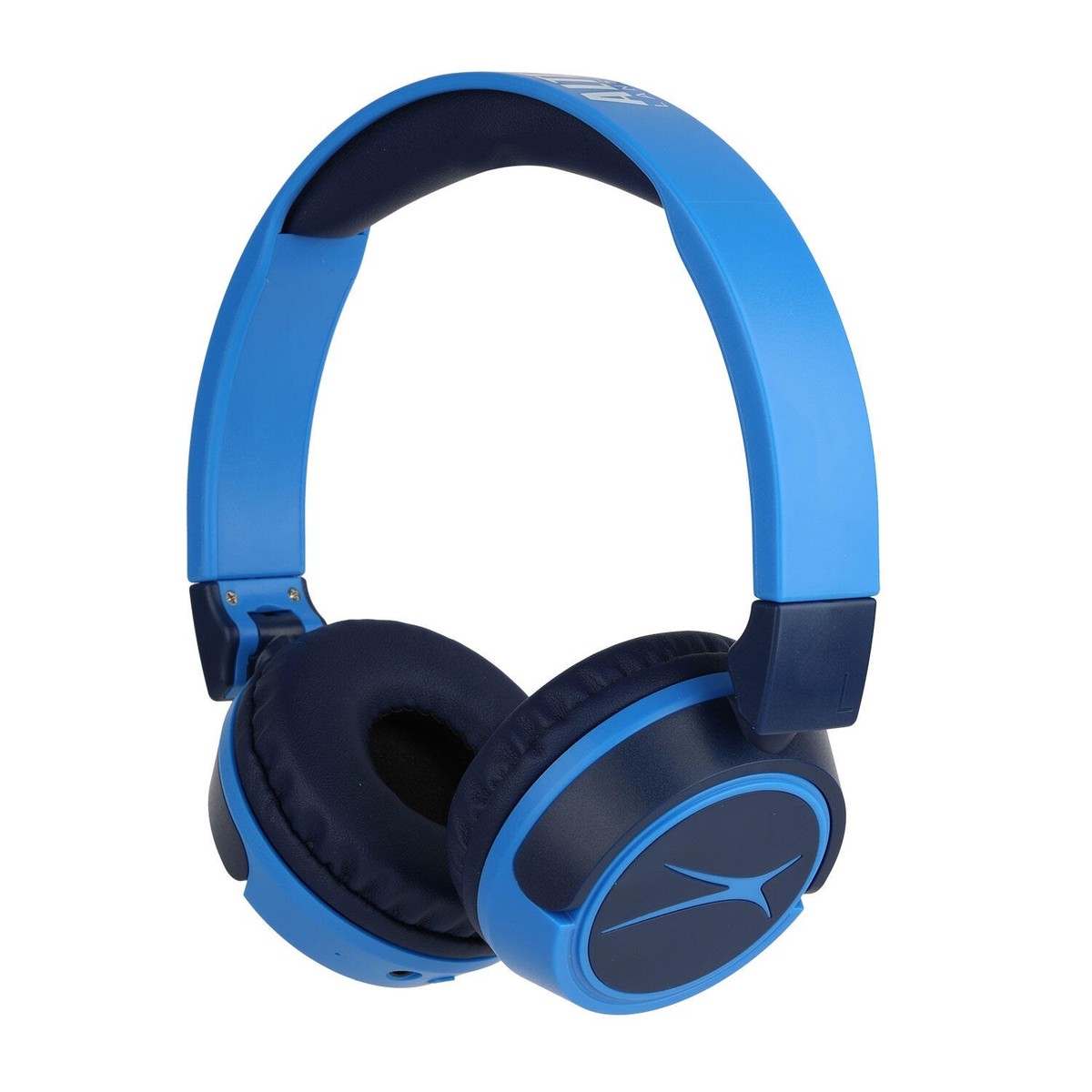 Altec Lansing 2-in-1 Bluetooth Kid-Safe Headphones, Knight Blue
