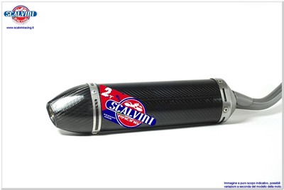 SCALVINI AUSPUFF ENDTOPF GAS GAS EC 300 2007-2008 EXHAUST CARBO/INOX