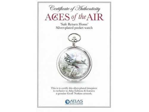 POCKET WATCHES ACE OF THE AIR ATLAS SAFE RETURN HOME - Picture 6 of 7