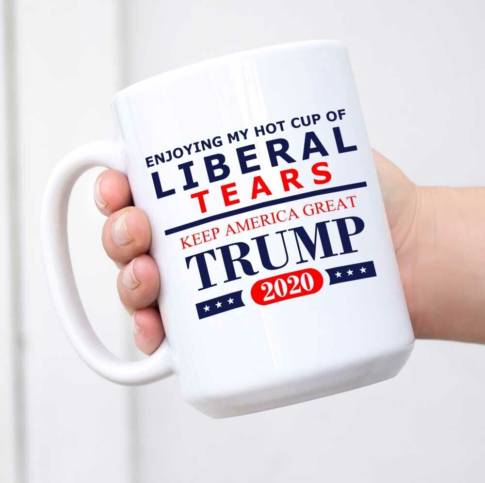 Ceramic Coffee Tea Mug Cup 15oz Donald Trump 2020 Keep America Great Funny Cup