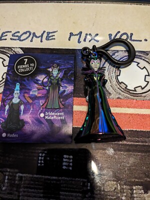 Iridescent Maleficent Disney Chibi In Motion Bag Clip