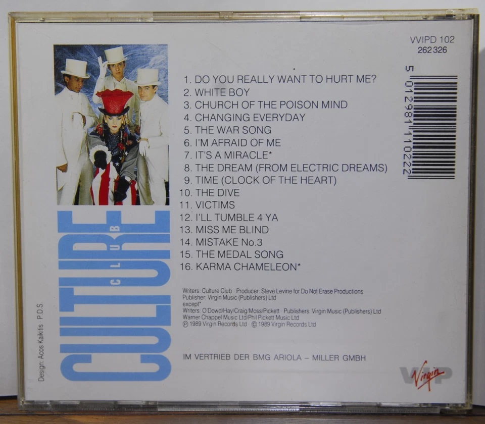 CD - Virgin - The Best of Culture Club - Culture Club - Zustand NM (1164) - Bild 2 von 4