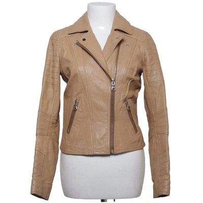 River Island, Bikerjacke, Damen, Größe: 34, Beige #baA