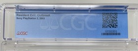 Resident Evil Outbreak CGC 9.6 A+ PlayStation 2 PS2 Sealed New Graded 1st Print