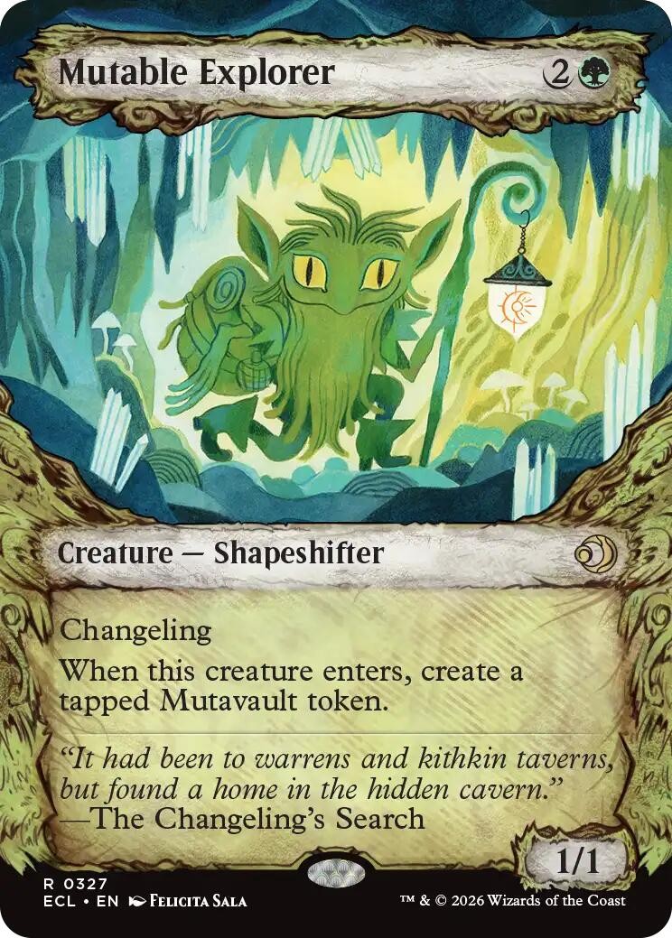 Foil - Mutable Explorer (Showcase) - 327 - Lorwyn Eclipsed - NM