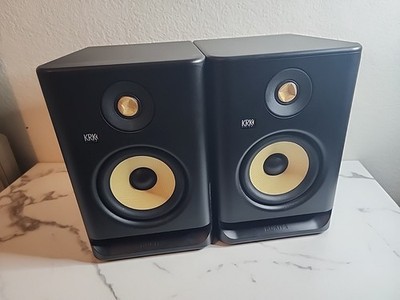 KRK RP5 Rokit 5 G4 Professional Bi-Amp 5'' Studio Monitors READ NOT WORKING