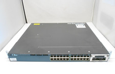 CISCO WS-C3560X-24T-S 24 Port Gigabit Switch 3560X-24T 3560X-24T-S C3KX-NM-10G