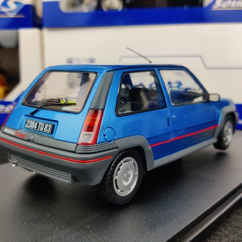 VOITURE SOLIDO RENAULT 5 GT TURBO MK1 BLEU ALPINE 1985 1:18 NEUF BOITE S1810004 - Photo 16/17