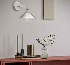 Vintage Industrial Rustic Retro Wall Lamp Sconce Metal Shade Light Fixture