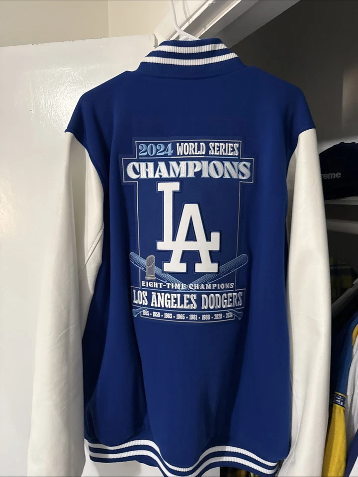 Jaqueta Letterman Varsity 2024 La Dodgers World Series reversível 3xl - Imagem 2 de 3