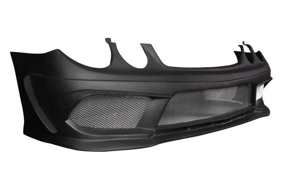 For Mercedes-Benz E500 03-06 Front Bumper Cover Black Series Style Fiberglass Foto 3 de 4