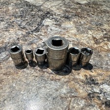 4 Snap On Sockets Lot 2 Blue Point Socket