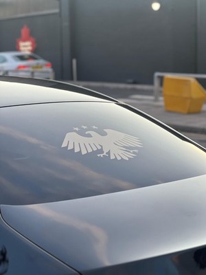Autoaufkleber Syrien Logo - mit Adler Design mit Sternen - wie in der