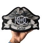 Large Eagle Silver Patch Harley Davidson Owners Group H.O.G.