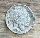 1919 Buffalo Nickel - AU Condition