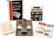 Vintage Argus 712E Super 8 Single 8 Film Tape Splicer Repair Kit Manual Box