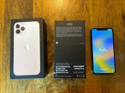 Apple iPhone 11 Pro 256GB UNLOCKED A2160 Gold Factory Box 78% battery MWAV2LL/A