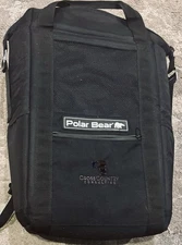Polar Bear Original Soft-Side Cooler Backpack Black Insulated Leakproof
