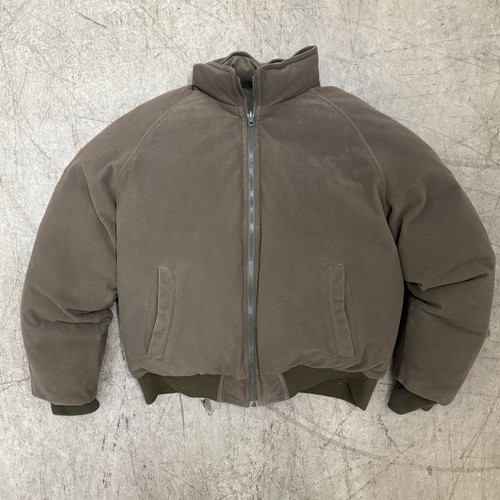 Cabelas Premier Northern Goose Down Reversible Jacket Size Large Green Full Zip - Picture 9 of 15