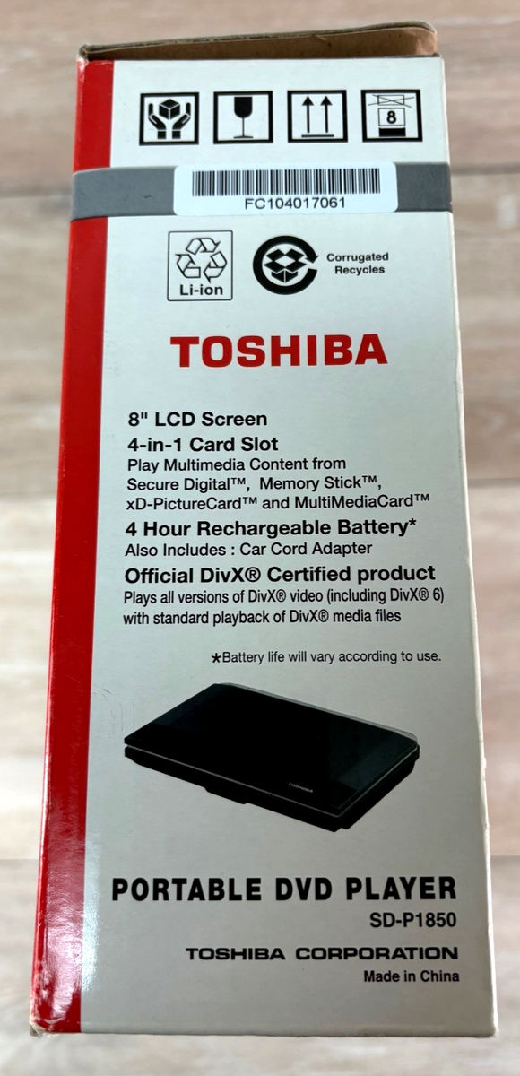 Toshiba SD-P1850 Portable DVD Player (8
