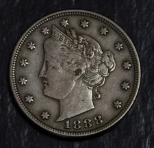 1888 Liberty "V" Nickel XF   Lot  3425