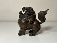 中国古董青铜狗雕像、雕像| eBay