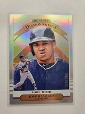 2019 Donruss Career Stat Line #6 Jose Ramirez DK SP /383 Diamond Kings AA62
