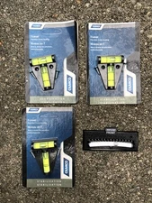 Lot - 3 packs Camco Screw Mounted 2-Way T Level (25543) & 1 Hopkins Front Level