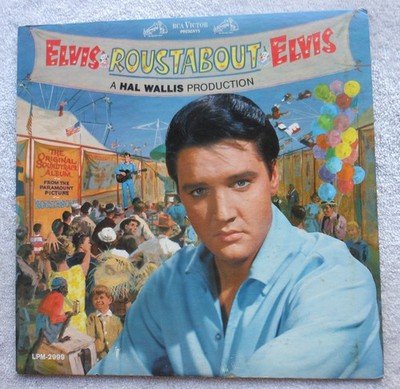 ELVIS- ROUSTABOUT  RARE!  SILVER/MONO 1st PRESSING RCA LPM-2999 ORG. DG, M- RARE