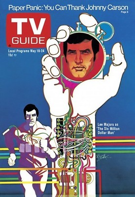 THE SIX MILLION DOLLAR MAN - TV Show - 1974 Magazine Cover - 5 x 7 inch Photo