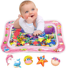 Tummy Time Water Mat for Babies, Baby Toys for 3 6 9 Months Girls and Boys Senso