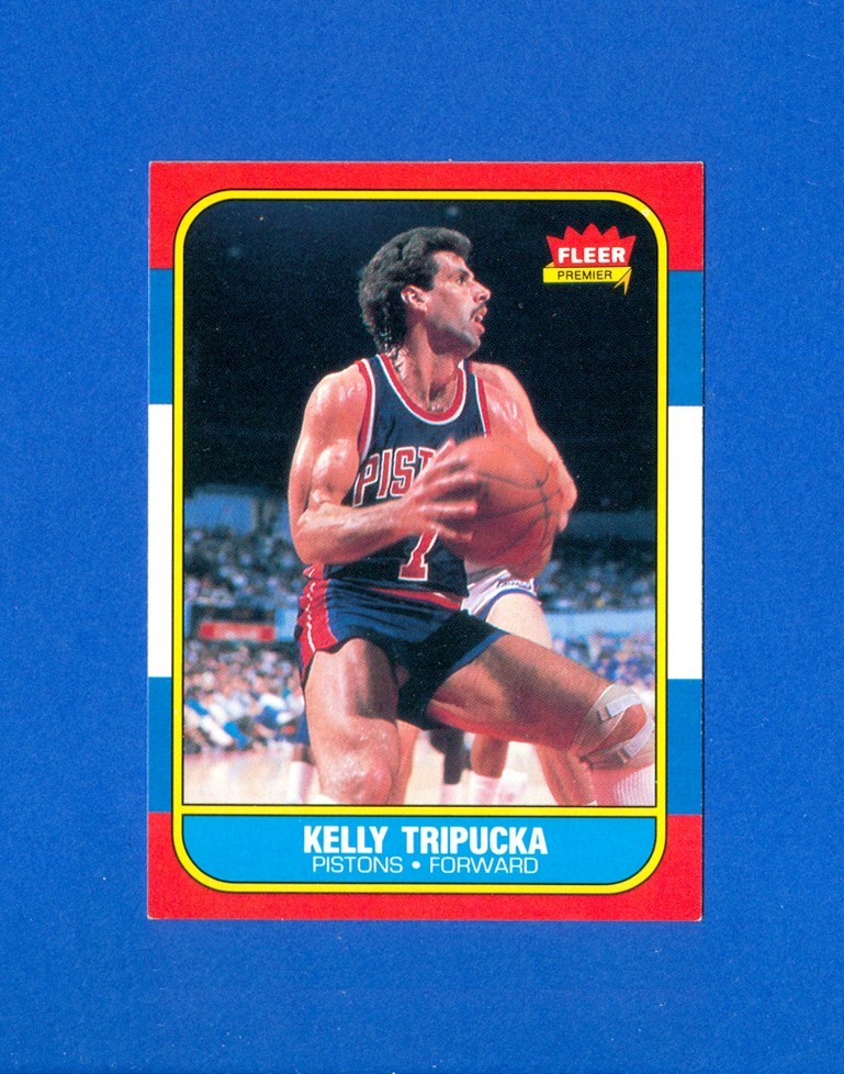 1986/1987 Fleer Basketball#115 Kelly Tripucka '86 RC Rookie Card NR/MT Condition