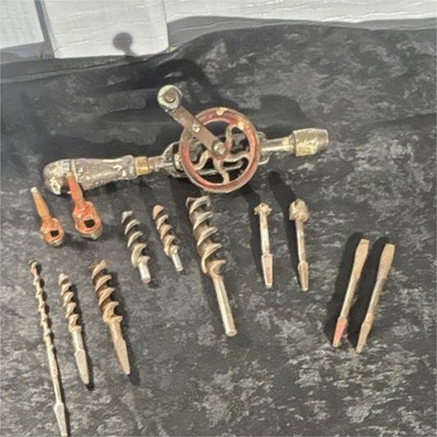 Vintage Russell Jen MillersFalls No5 McCoys Chuck W.Deuse Co.CT Tool CoCraftsman